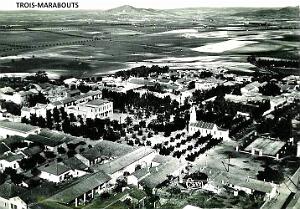 TROIS MARABOUTS - VUE AERIENNE